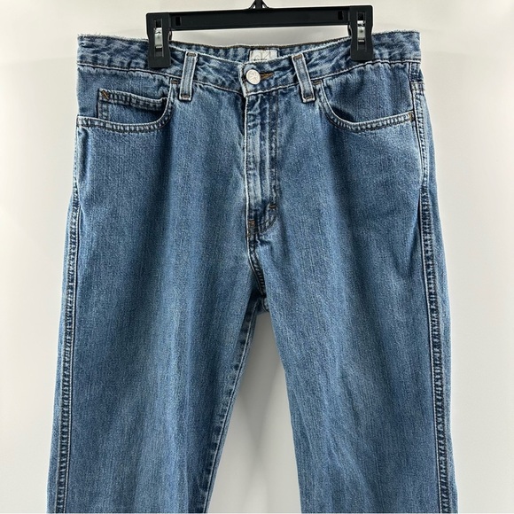Vintage Calvin Klein Slim Bootcut Jeans – Double Stone Wash, Size 10 (30 Length) - Picture 3 of 10